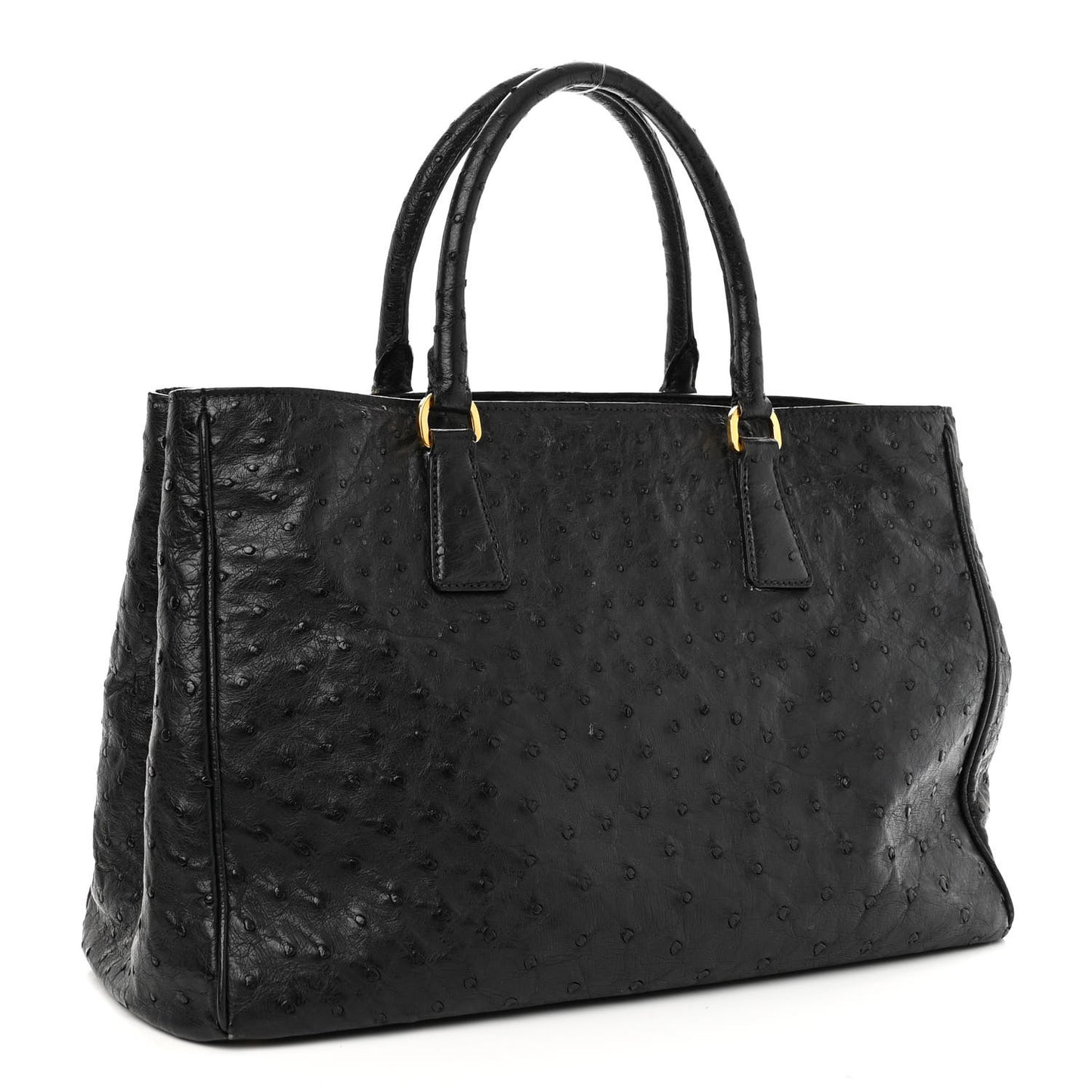 Ostrich Tote Black