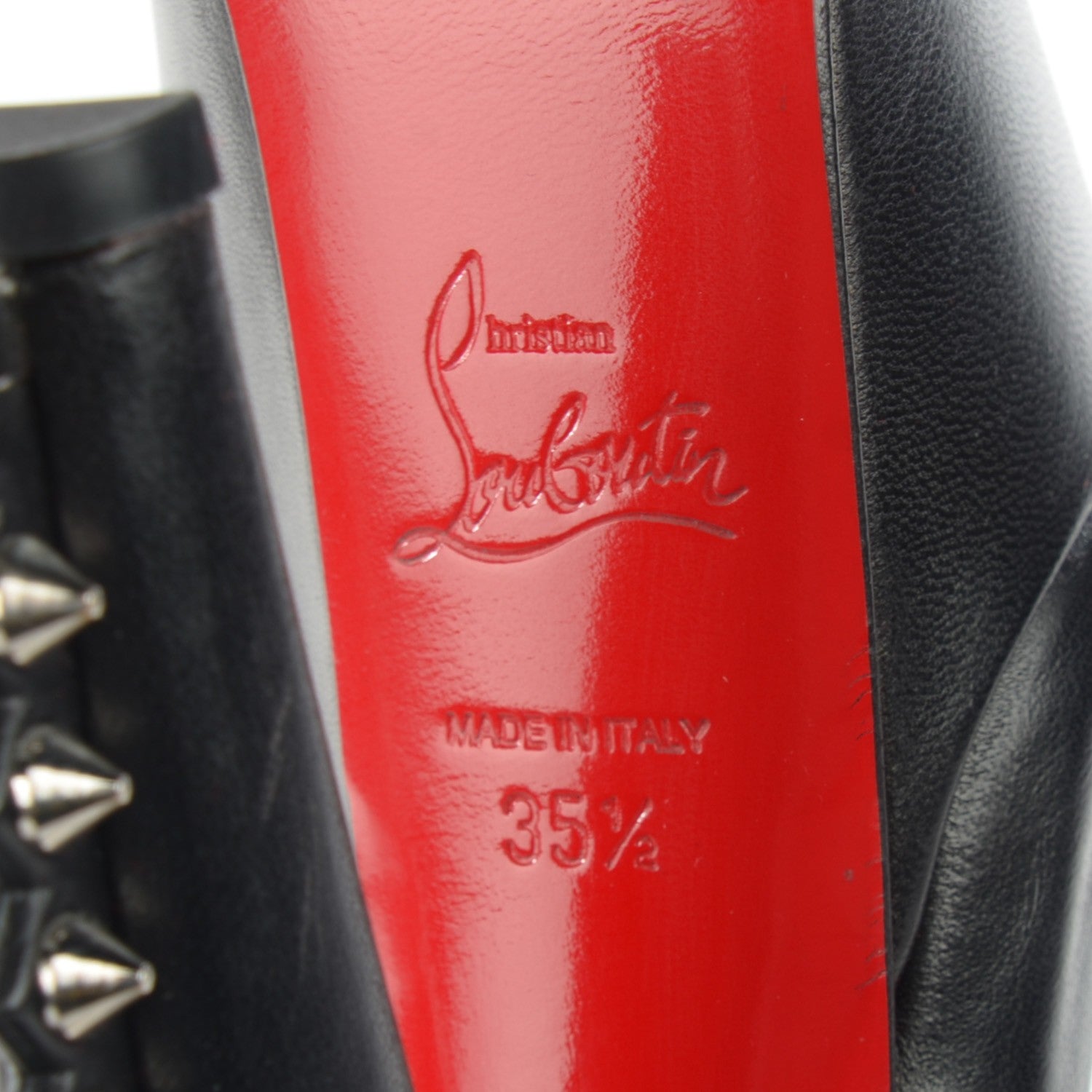 Christian Louboutin Nappa Electropump 160 Platform Pumps 35.5 Black 6 of 8