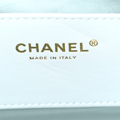 Chanel Caviar Quilted Small Chanel 25 Handbag Light Blue 6 of 10