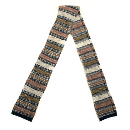 Chanel Cashmere Silk Wool Blend CC Scarf Multicolor 2 of 3