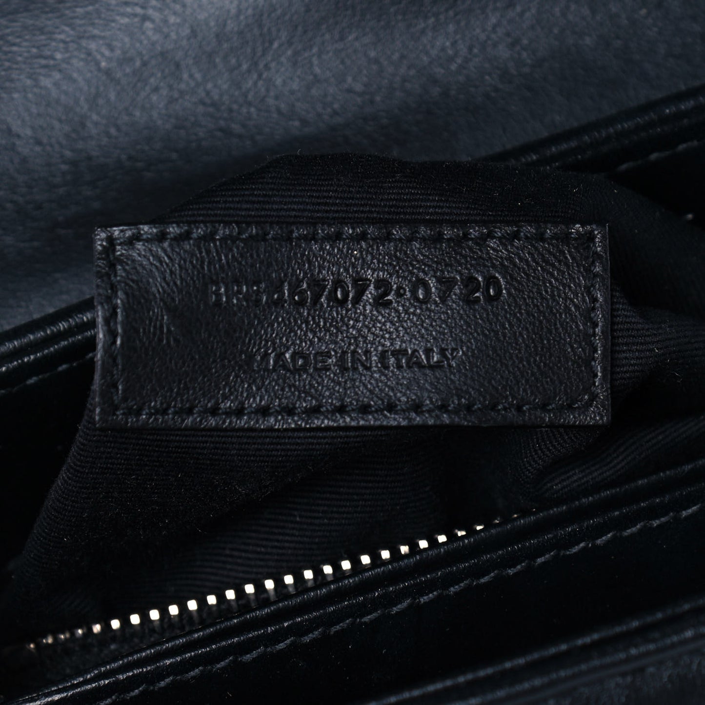 Calfskin Y Quilted Monogram Toy Loulou Crossbody Bag Black
