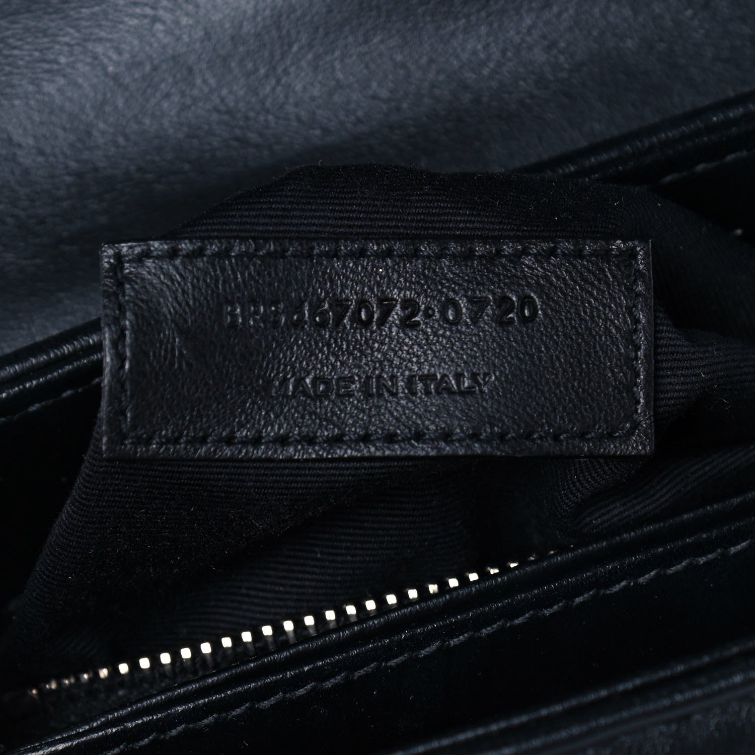 Saint Laurent Calfskin Y Quilted Monogram Toy Loulou Crossbody Bag Black 9 of 14