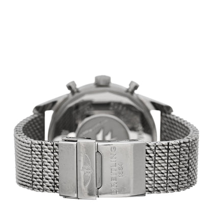 Breitling Stainless Steel 46mm Transocean Unitime Chronograph Automatic Watch Black AB0510 3 of 5