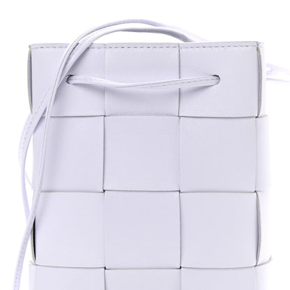 Bottega Veneta Calfskin Intreccio Small Cassette Bucket Bag Mirth Washed 7 of 11