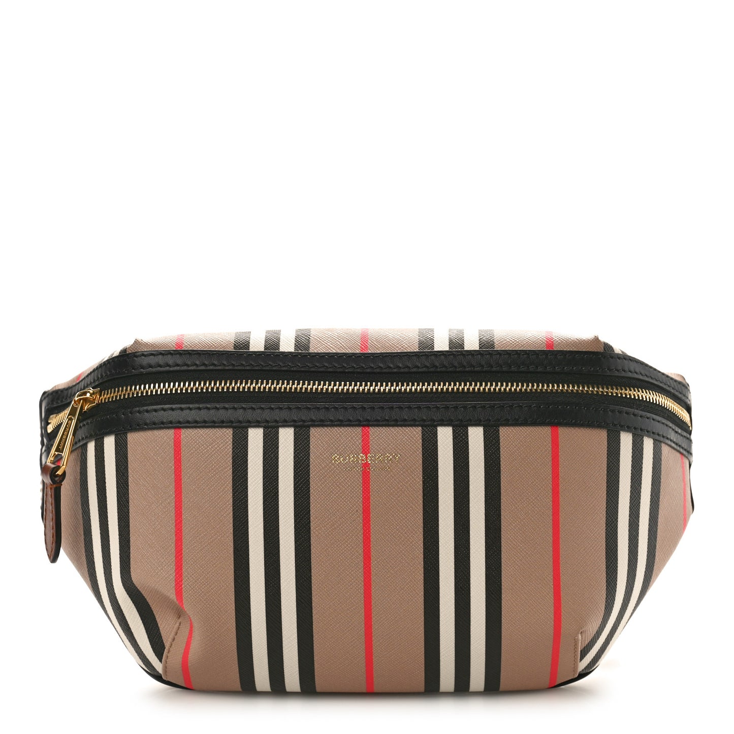 E-Canvas Icon Stripe Sonny Bum Bag Archive Beige