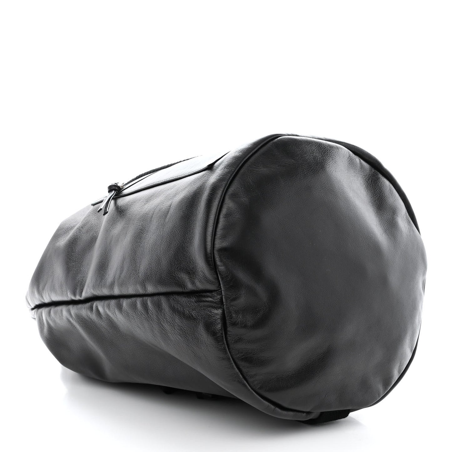 Smooth Calfskin City Sailor Drawstring Backpack Black