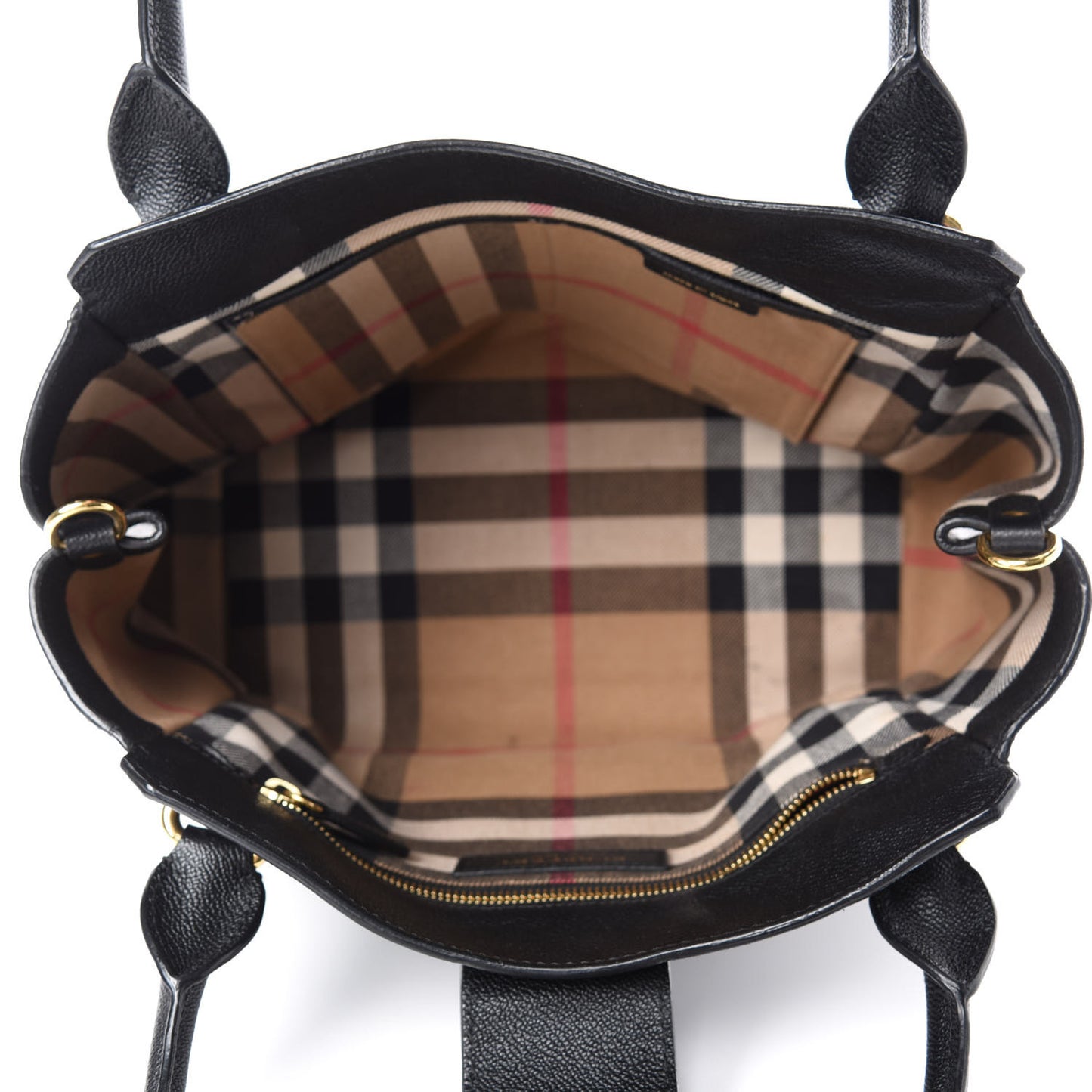 Soft Grain Calfskin Medium Buckle Tote Black