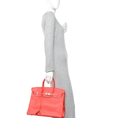Hermes Epsom Birkin 35 Rose Jaipur 2 of 10
