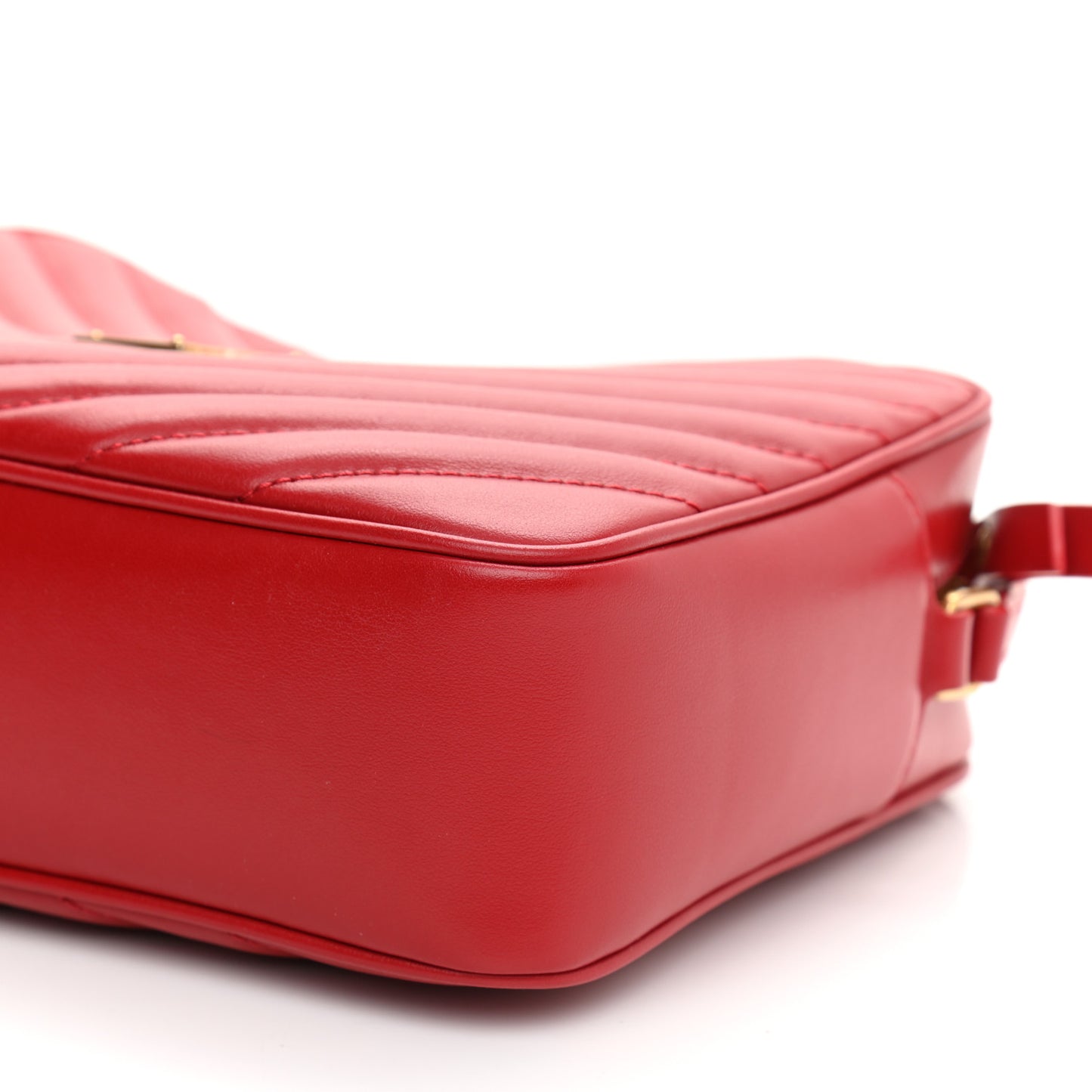 Calfskin Matelasse Monogram Lou Camera Bag Rouge Eros