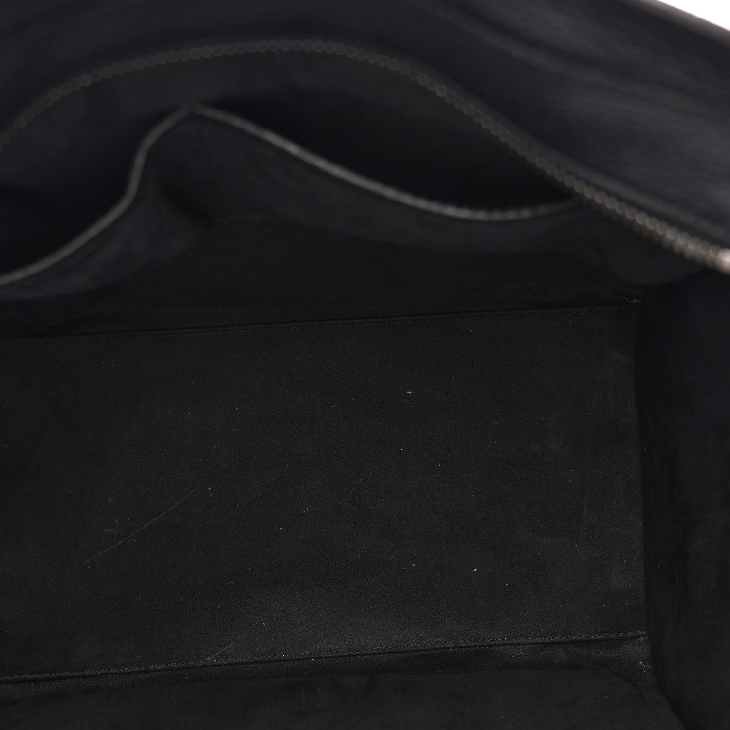 Celine Drummed Calfskin Mini Luggage Black 5 of 13