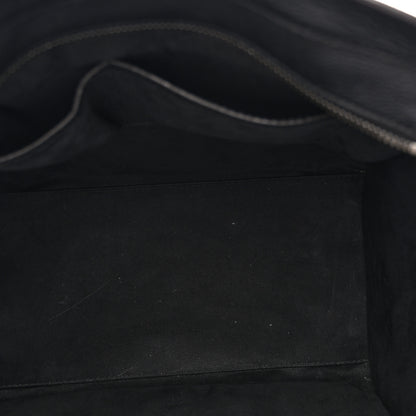 Celine Drummed Calfskin Mini Luggage Black 5 of 13