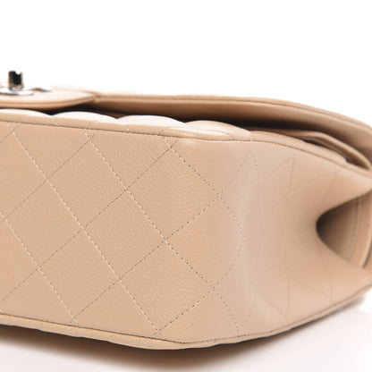 Chanel Caviar Quilted Jumbo Double Flap Beige Clair 9 of 11