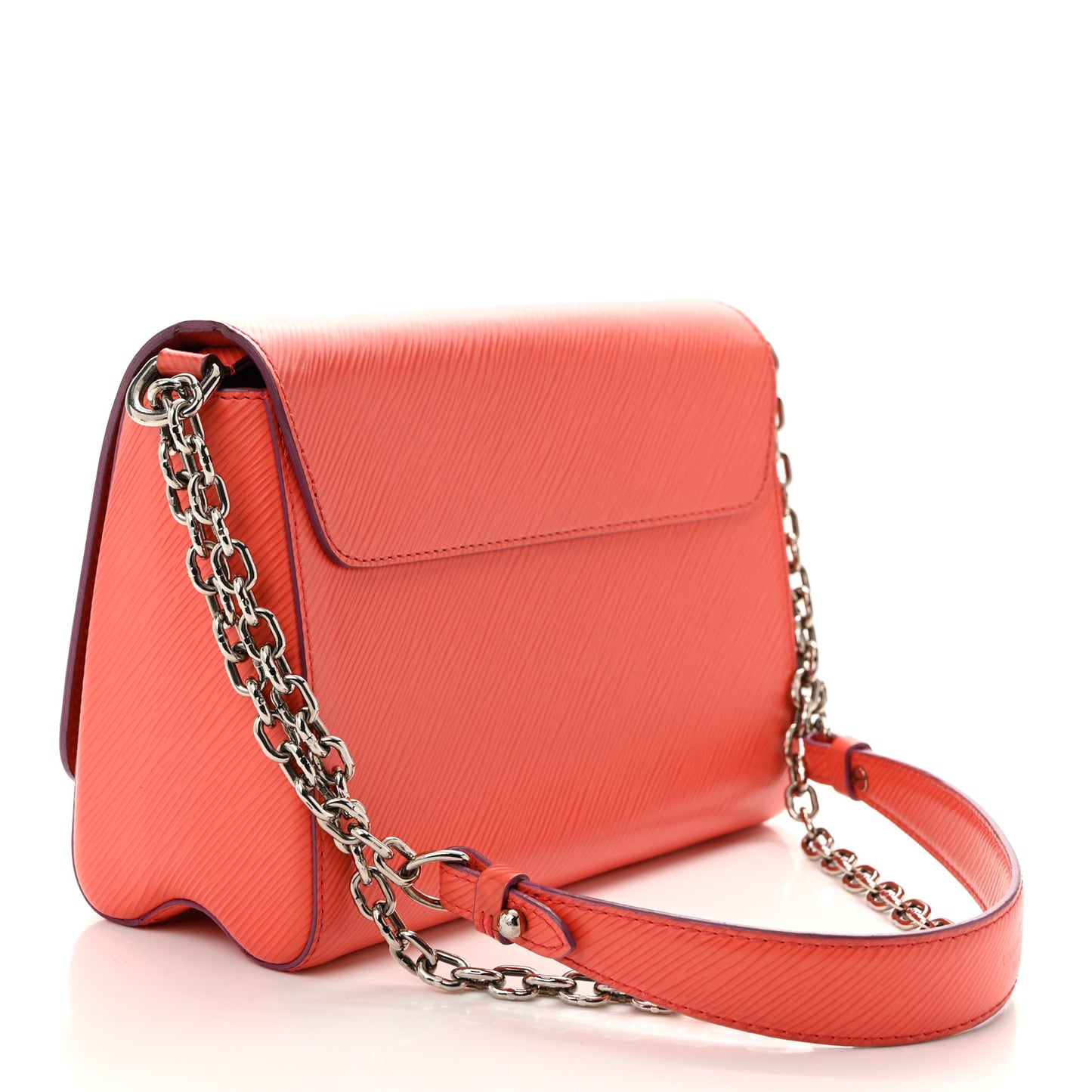 Epi Twist Shoulder Bag MM Coral