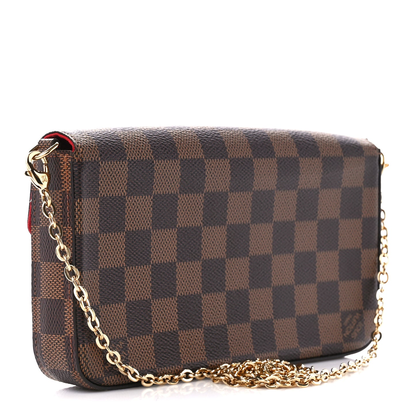 Damier Ebene Pochette Felicie Chain Wallet