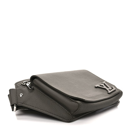 Louis Vuitton Grained Calfskin Aerogram Slingbag Khaki 4 of 9