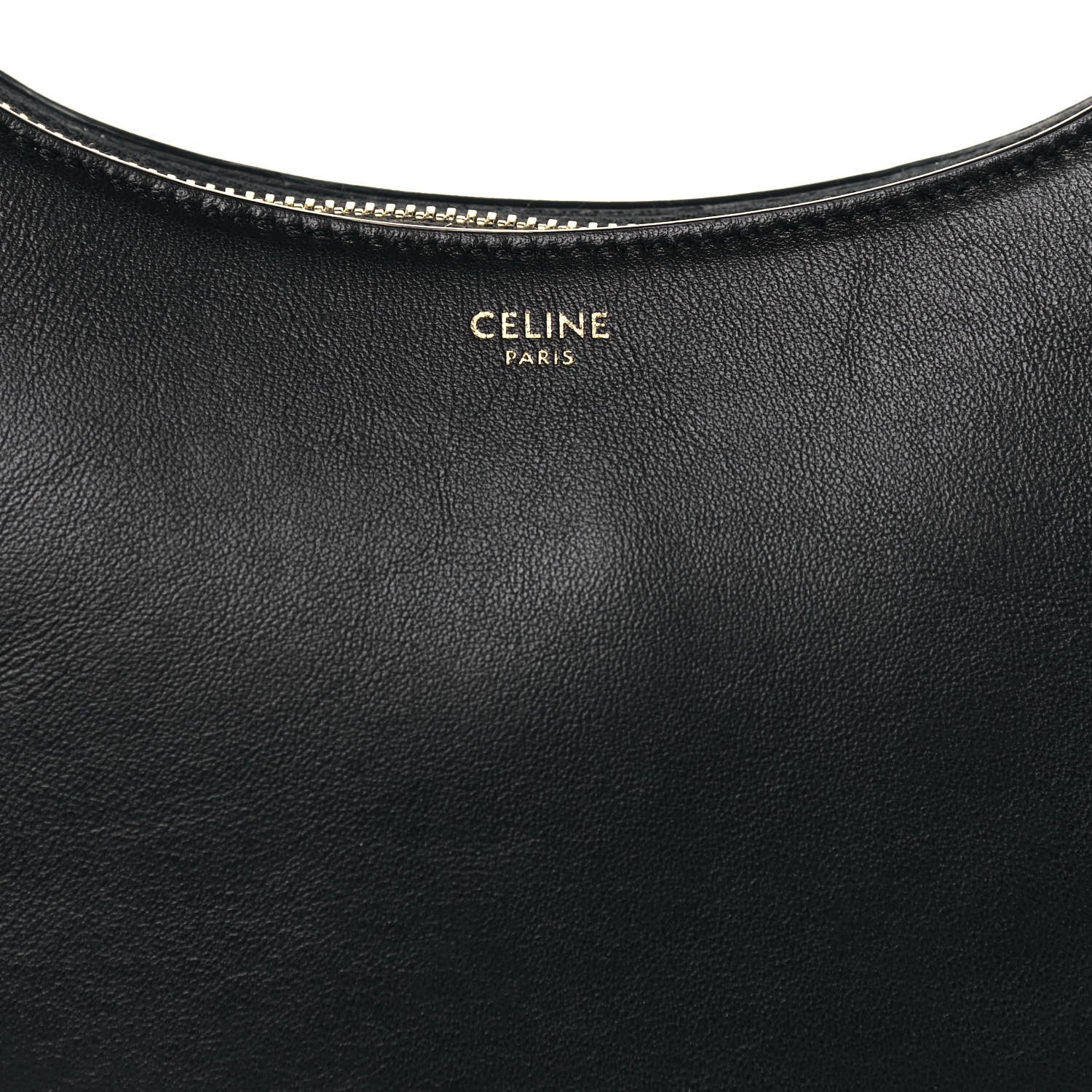 Celine Smooth Calfskin Medium Strap Ava Shoulder Bag Black Tan 6 of 11