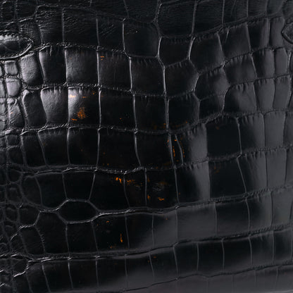Hermes Matte Alligator Kelly Sellier 32 Black 23 of 25