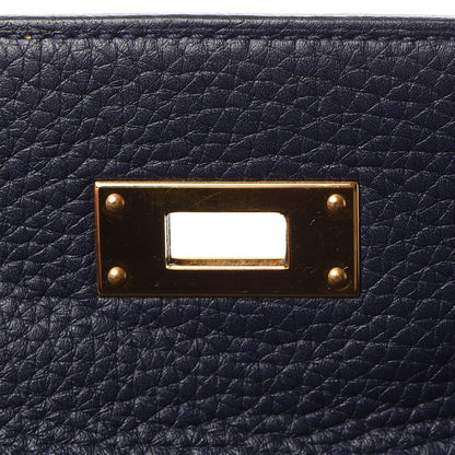 Hermes Taurillon Clemence Kelly Retourne 28 Bleu Nuit 13 of 34