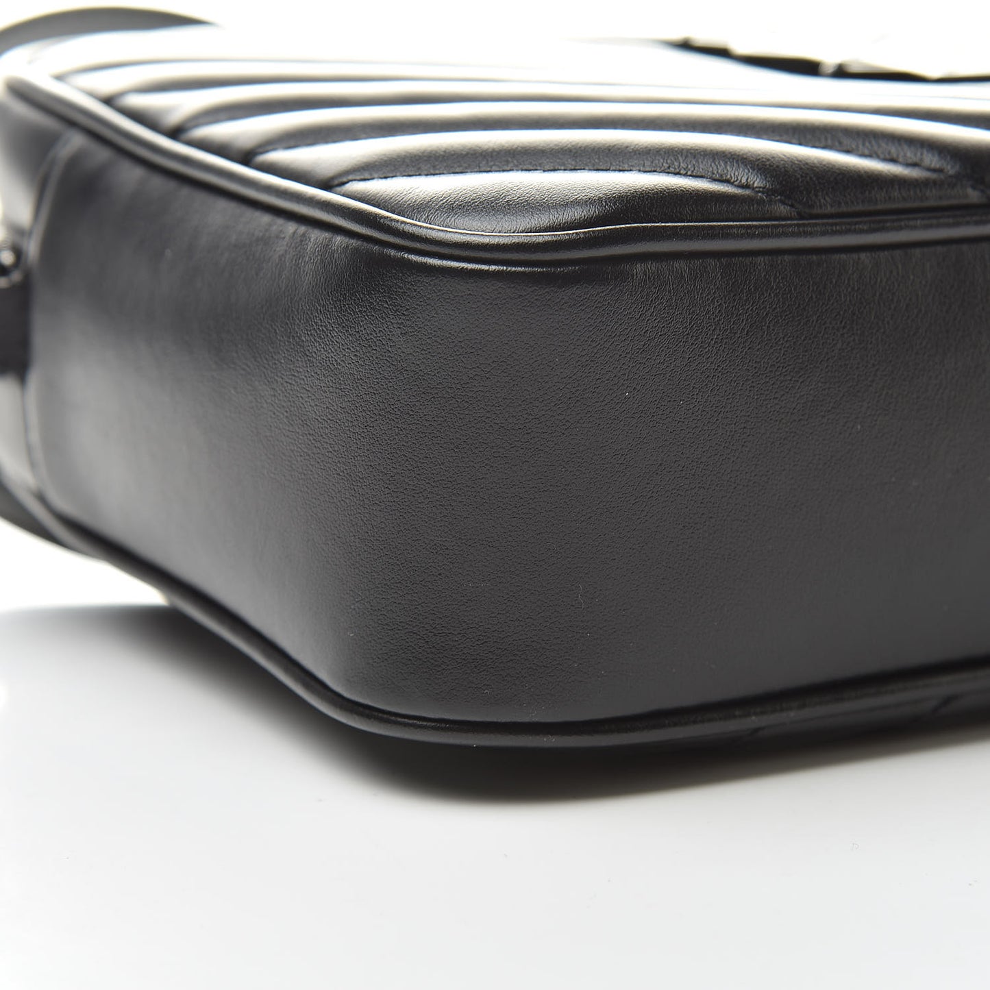 Calfskin Matelasse Monogram Lou Camera Bag Black