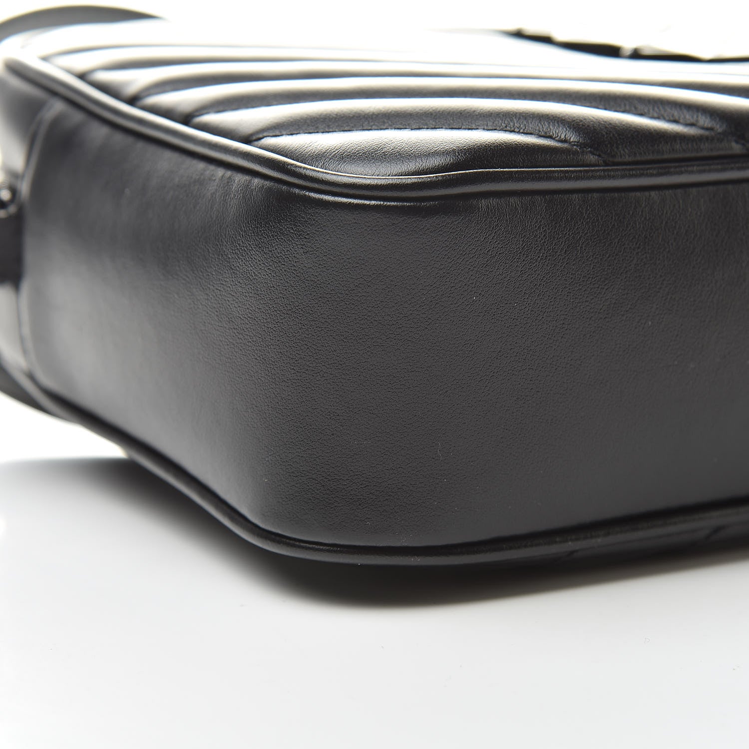 Saint Laurent Calfskin Matelasse Monogram Lou Camera Bag Black 9 of 10