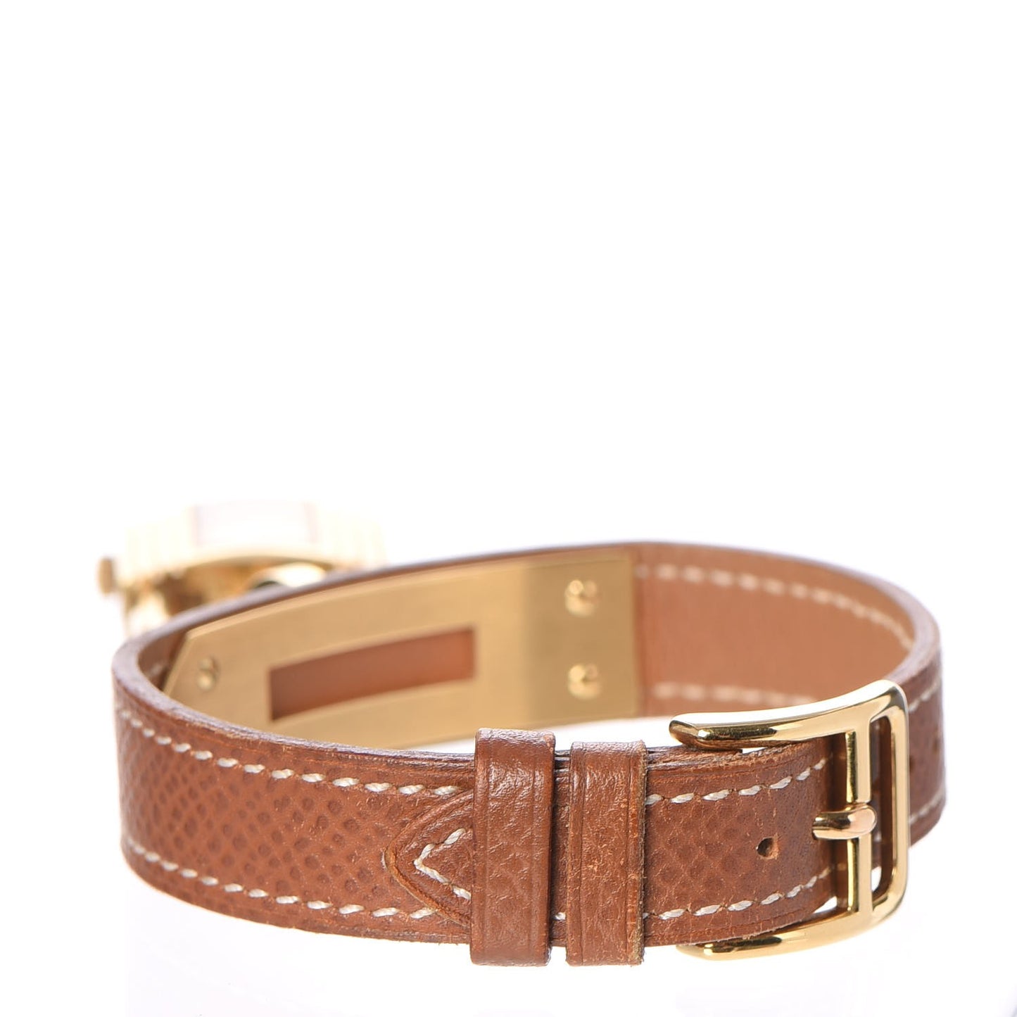 Stainless Steel Courchevel 20mm Kelly Cadena Quartz Watch Gold