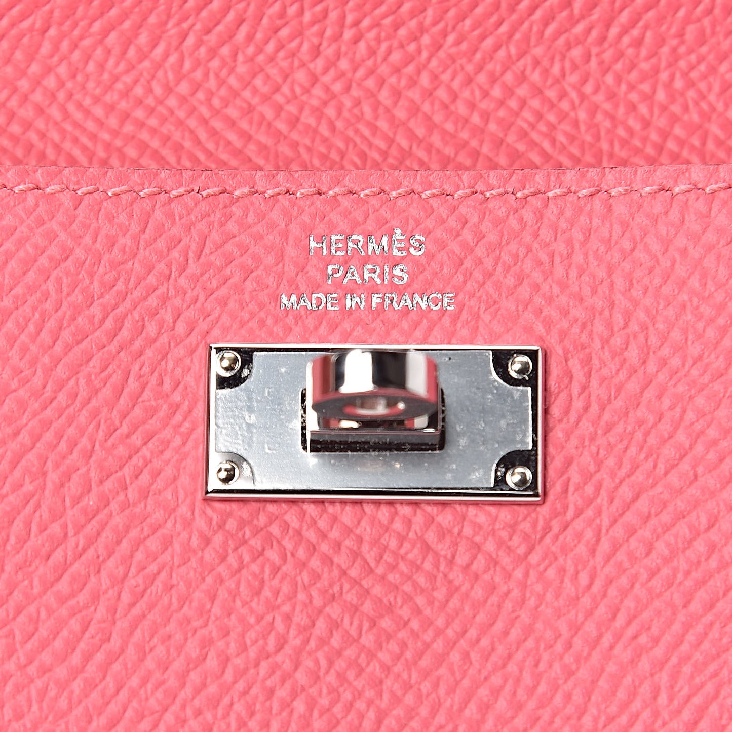 Epsom Kelly Pocket Compact Wallet Rose Azalee