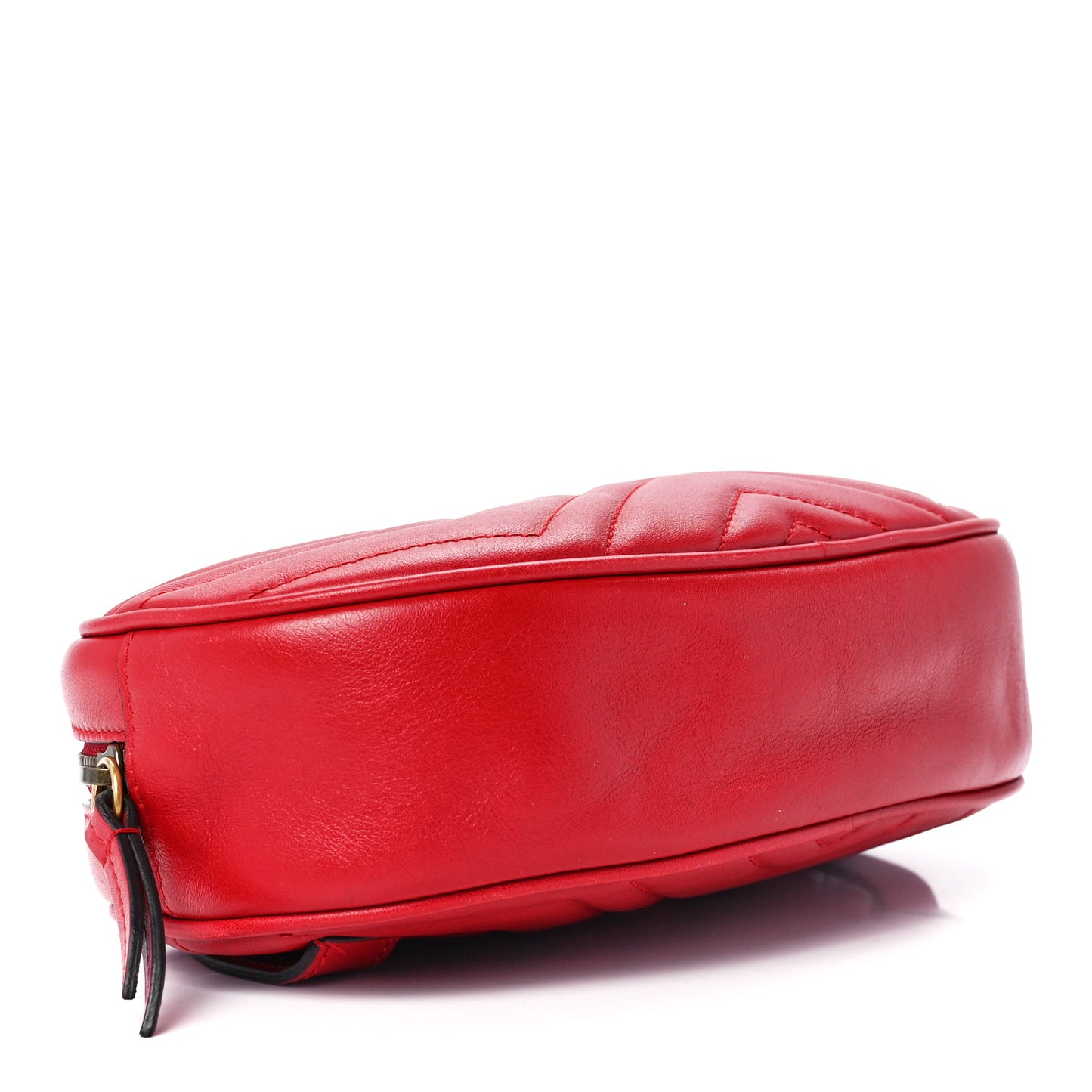 Calfskin Matelasse GG Marmont Belt Bag 105 42 Hibiscus Red