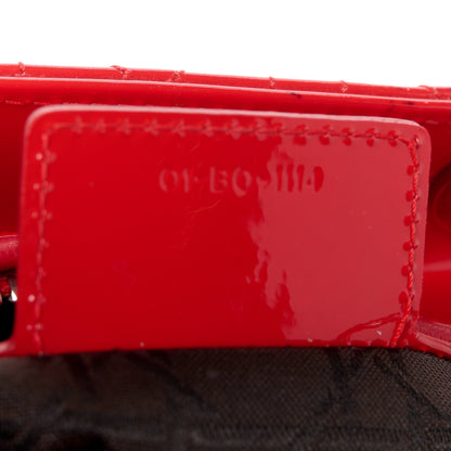 Christian Dior Patent Cannage Medium Lady Dior Red 7 of 10