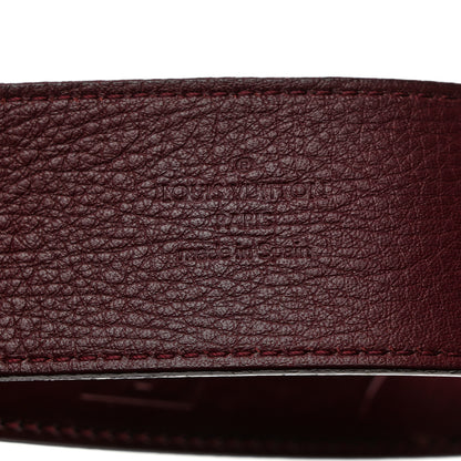 Louis Vuitton Vernis LV Facettes Belt 80 32 Rouge Fauviste 6 of 7