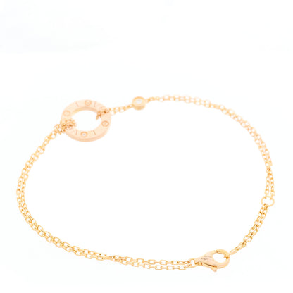 Cartier 18K Pink Gold Diamond LOVE Bracelet 2 of 5
