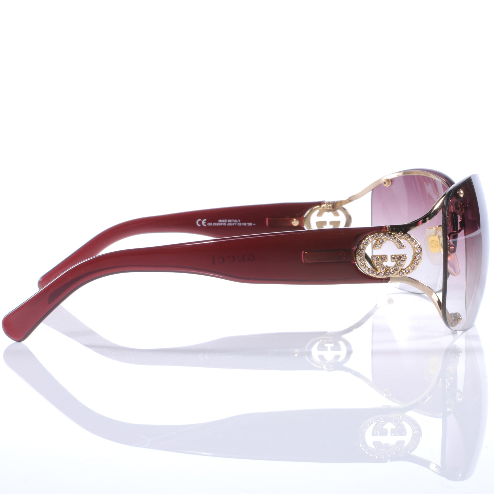 Gucci Crystal GG Sunglasses 2820 3 of 6