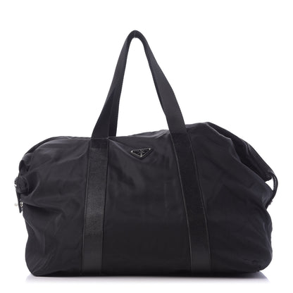 Prada Tessuto Nylon Saffiano Carry On Travel Bag Black 1 of 14