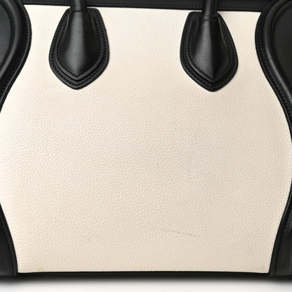 Celine Baby Grained Calfskin Nubuck Micro Tri-Color Luggage White 17 of 22