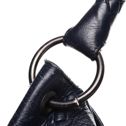 Bottega Veneta Washed Cervo Deerskin Large Hobo China Blue 9 of 16