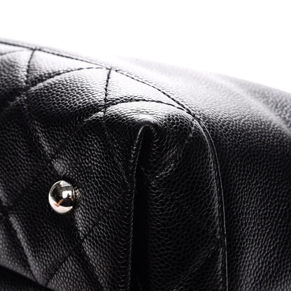 Chanel Soft Caviar CC Medium Top Handle Tote Black 11 of 14