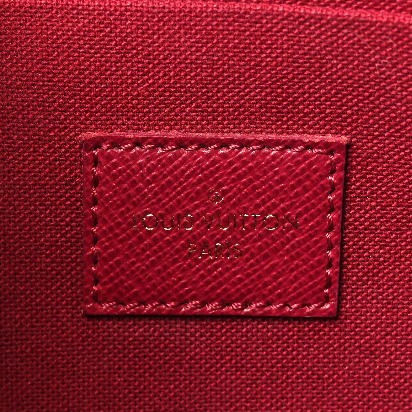 Monogram Pochette Felicie Chain Wallet Fuchsia