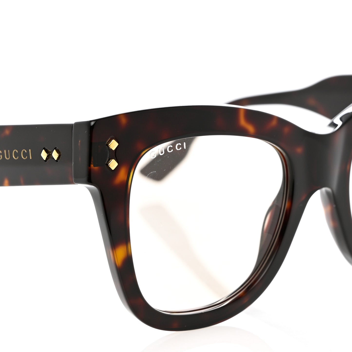 Acetate Square Frame Sunglasses GG1082S Black