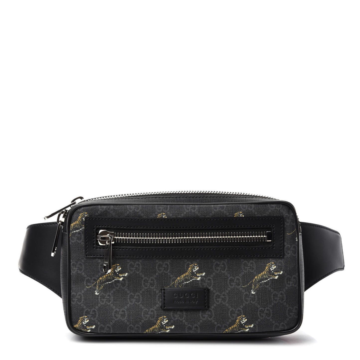Soft GG Supreme Monogram Tigers Belt Bag Black Multicolor