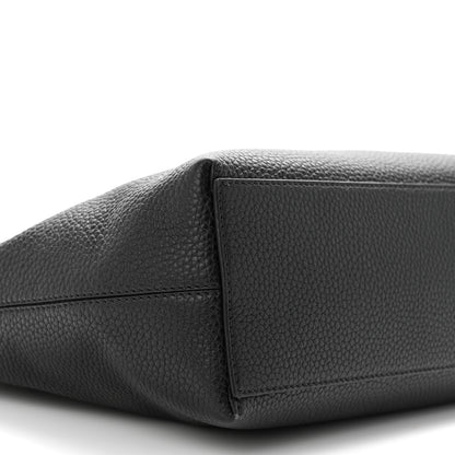 Valentino Garavani Grained Calfskin Small Rockstud Shoulder Tote Black 8 of 12