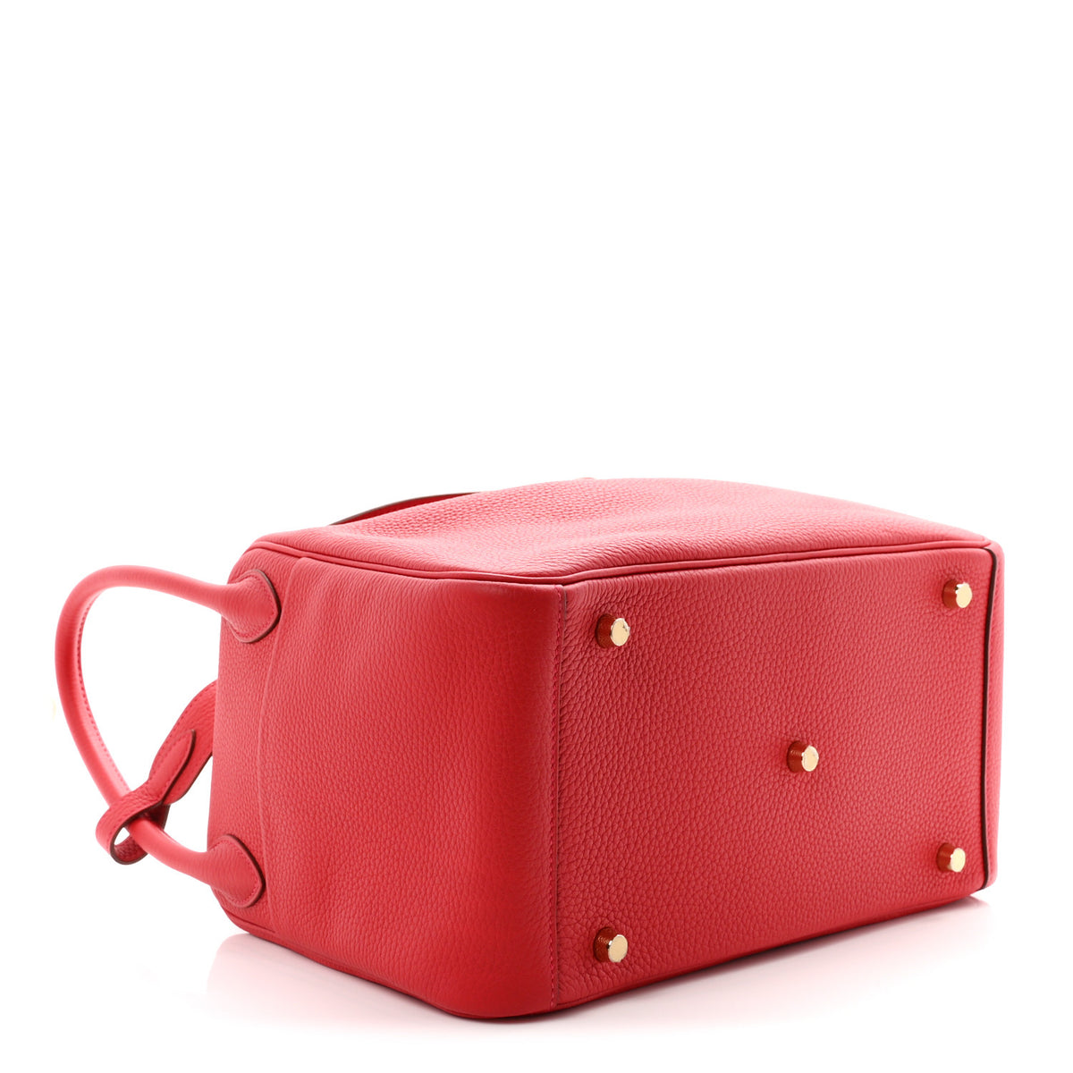 Hermes Taurillon Clemence Lindy 30 Rouge Casaque 4 of 10