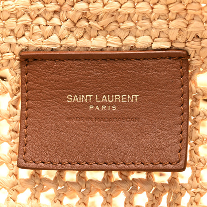 Saint Laurent Raffia Icare Shopping Tote Natural 7 of 13