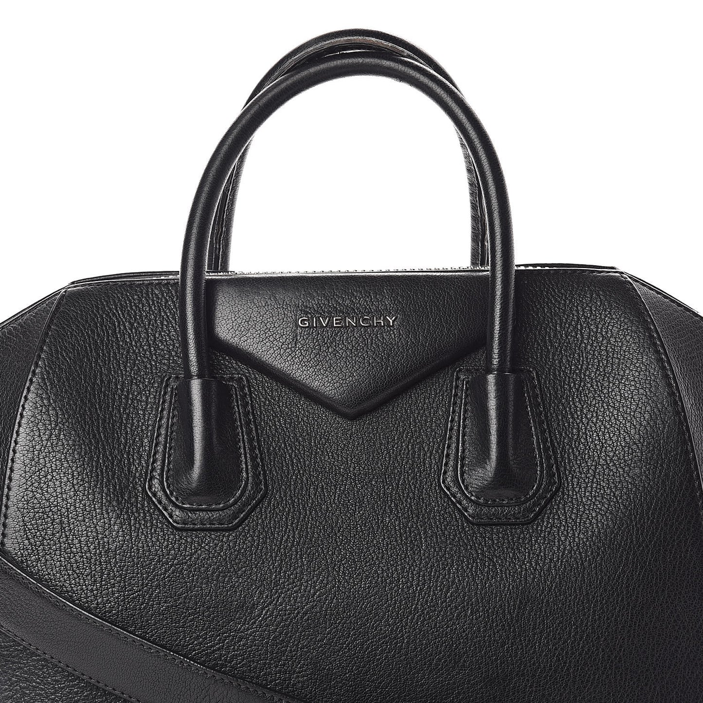 Sugar Goatskin Medium Antigona Black