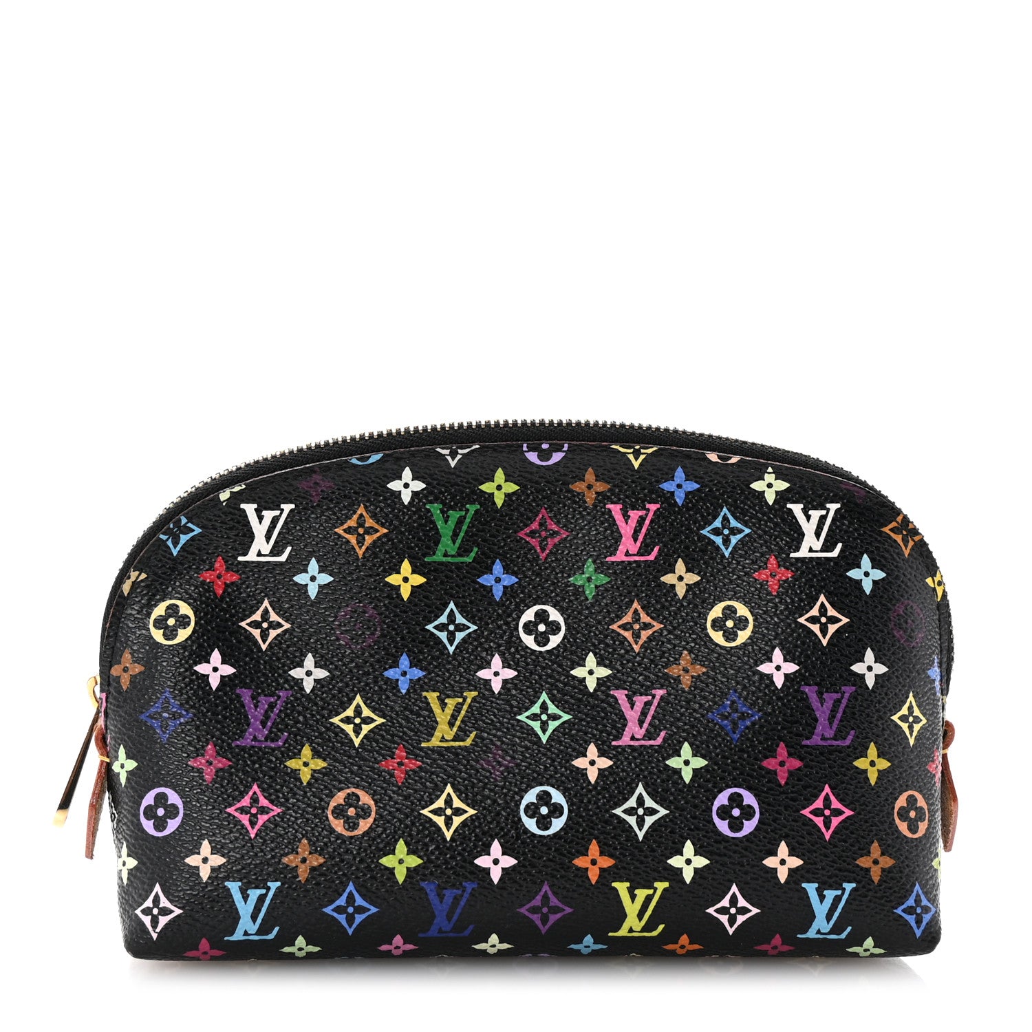 Louis Vuitton Monogram Multicolor Cosmetic Pouch Black Grenade 1 of 6