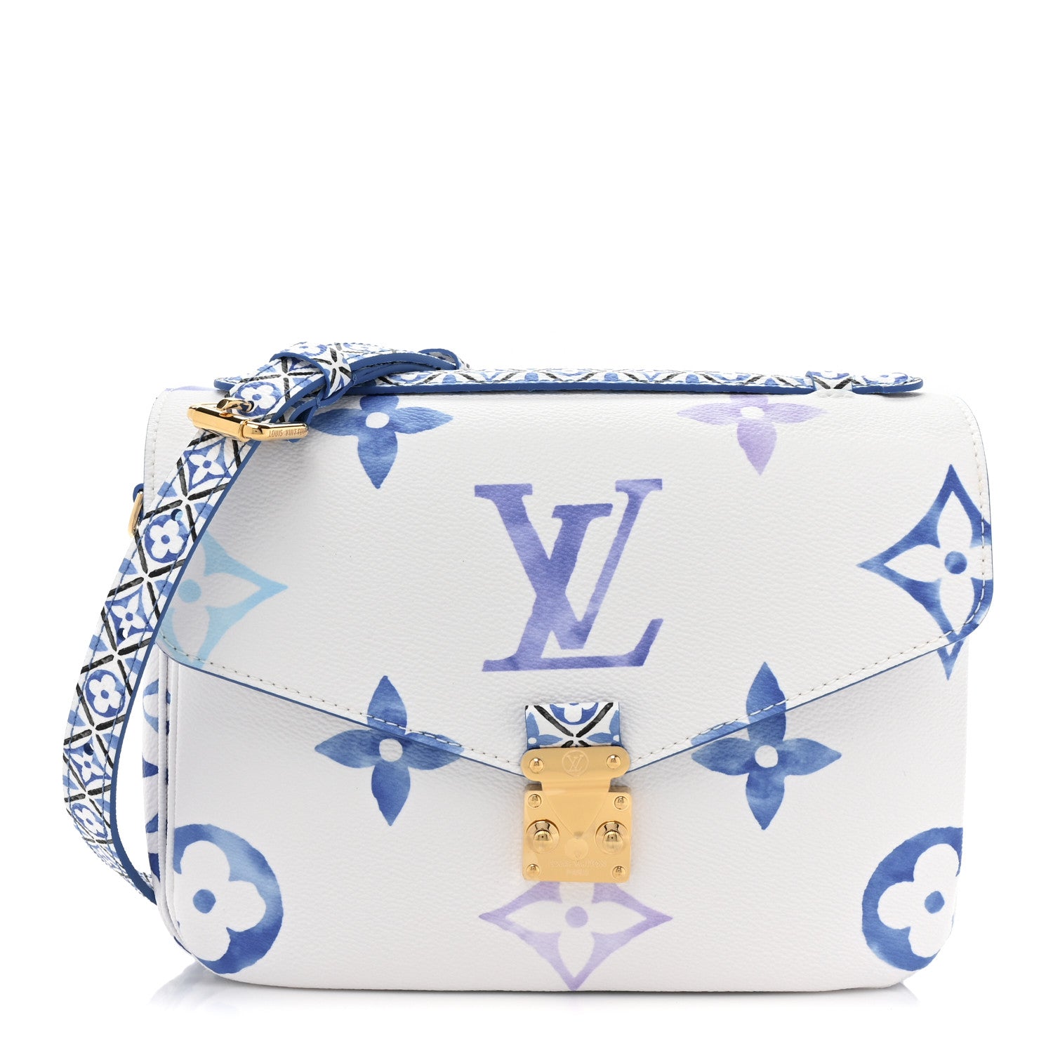 Louis Vuitton Monogram Giant By The Pool Pochette Metis MM Blue 1 of 10