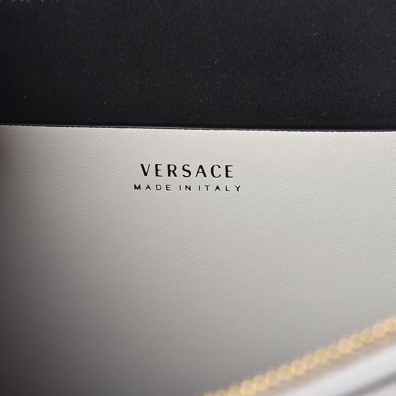 Versace Calfskin Shoulder Bag With Scarf White 6 of 9