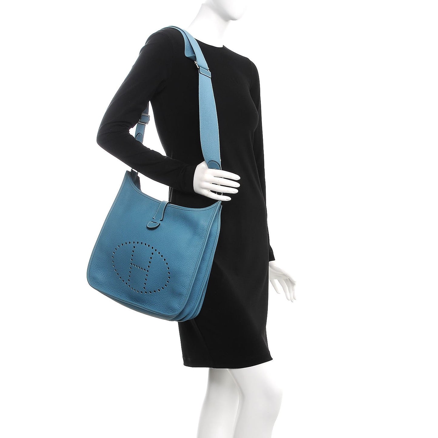 Taurillon Clemence Evelyne III GM Blue Jean