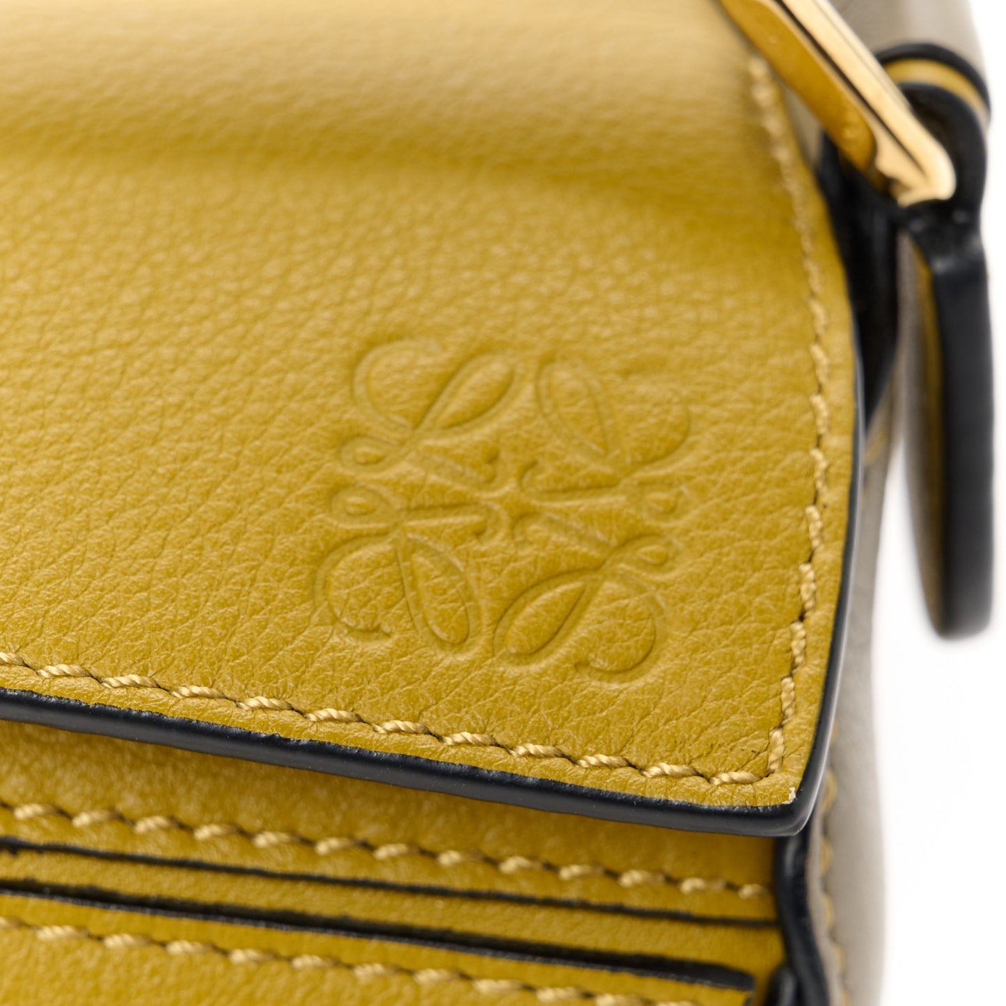 Calfskin Mini Puzzle Bag Ochre