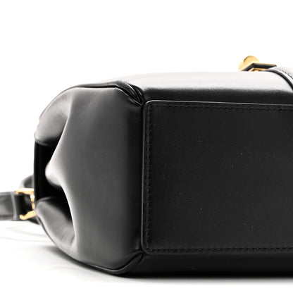 Celine Satinated Calfskin Mini 16 Top Handle Bag Black 8 of 9