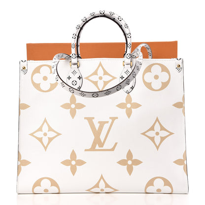 Louis Vuitton Monogram Giant Onthego GM Kaki Beige 11 of 11