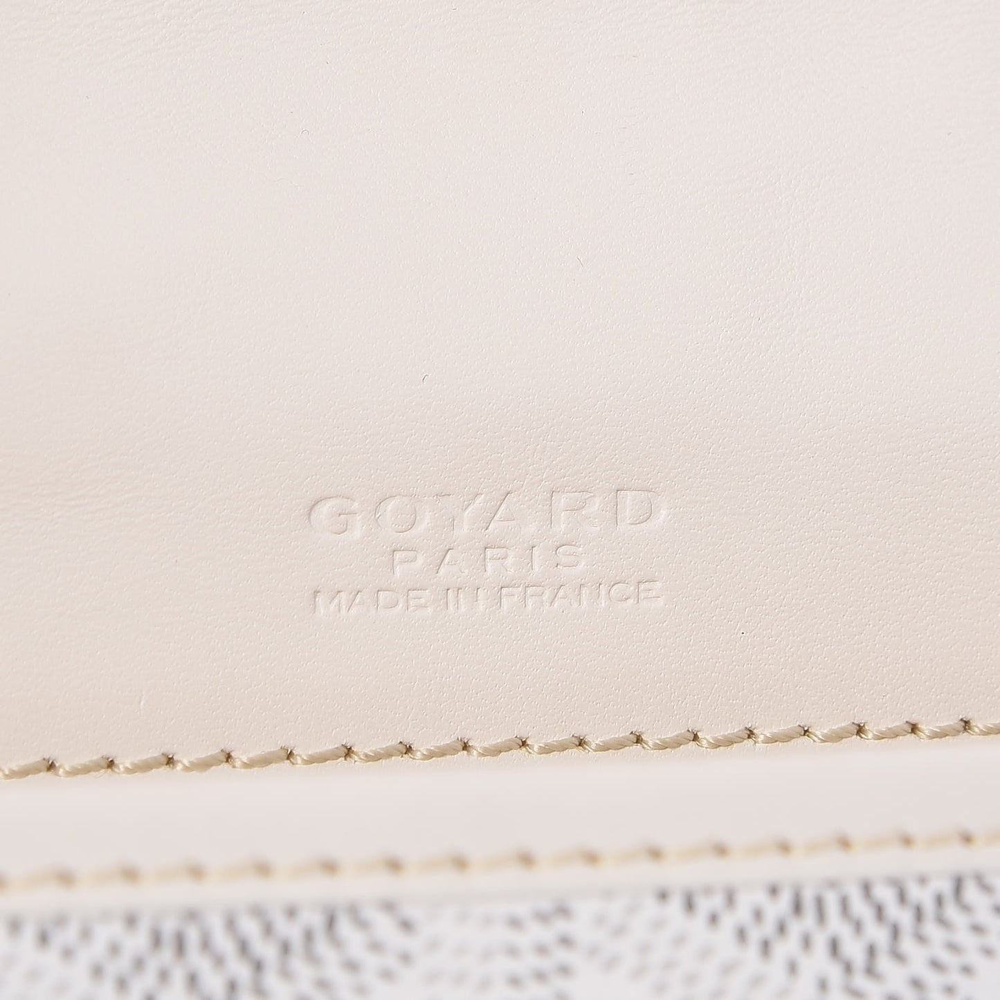 Goyardine Belvedere PM Messenger Bag White
